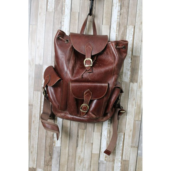 Old Angler Firenze/Made in Italy Bags Leather Backpack Poshmark